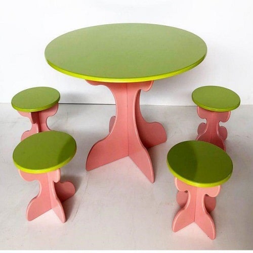 میز-و-صندلی-گرد-مهدکودک